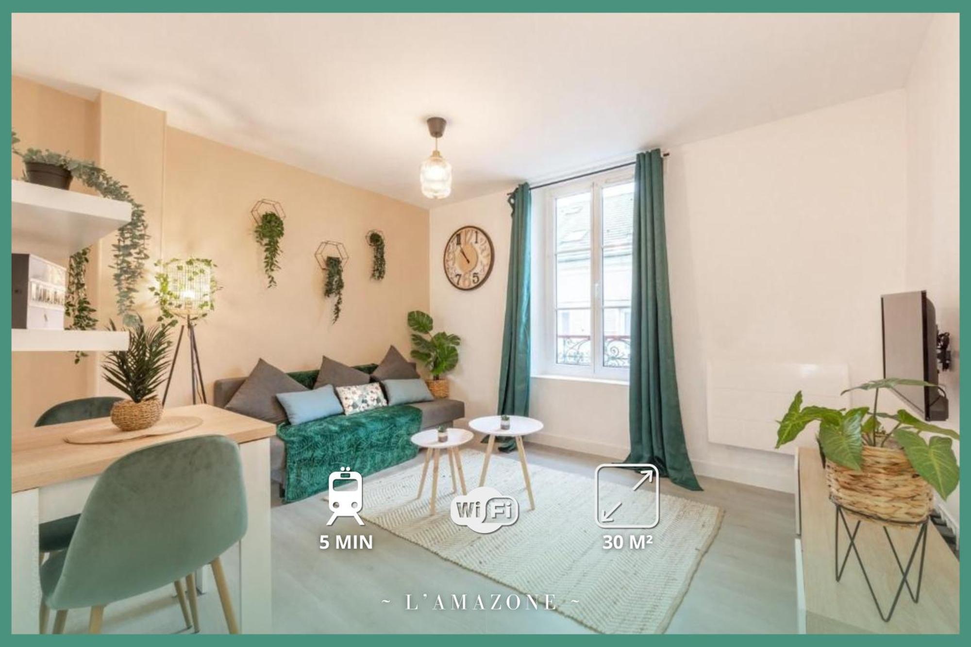 Sweethost - L'Amazone - T2 Proche Gare & Disneyland Lagny-sur-Marne Luaran gambar